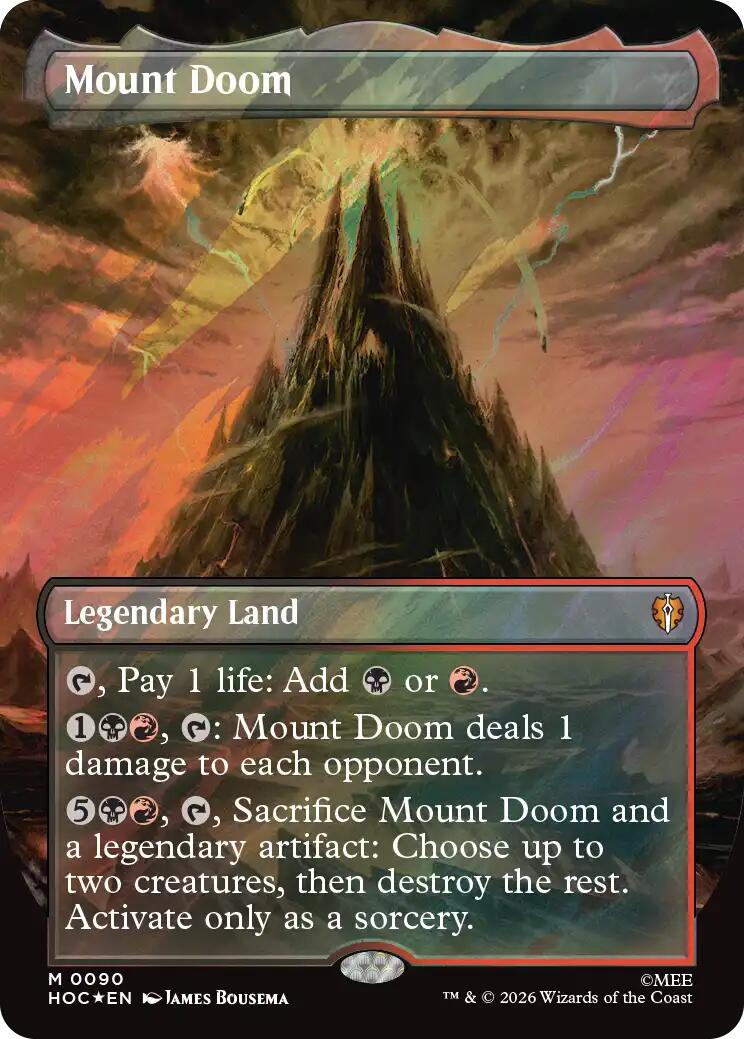 Mount Doom (Borderless) (Surge Foil)