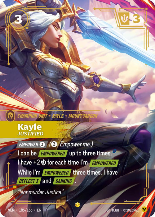 Kayle - Justified (Overnumbered) [VEN - 185/166]