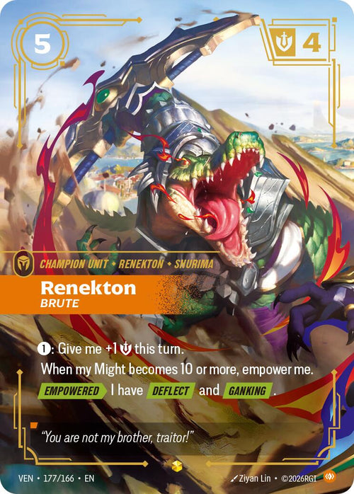 Renekton - Brute (Overnumbered) [VEN - 177/166]