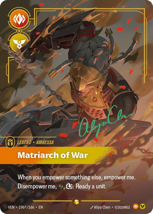 Ambessa, Matriarch of War (Signature) [VEN - 196*/166]