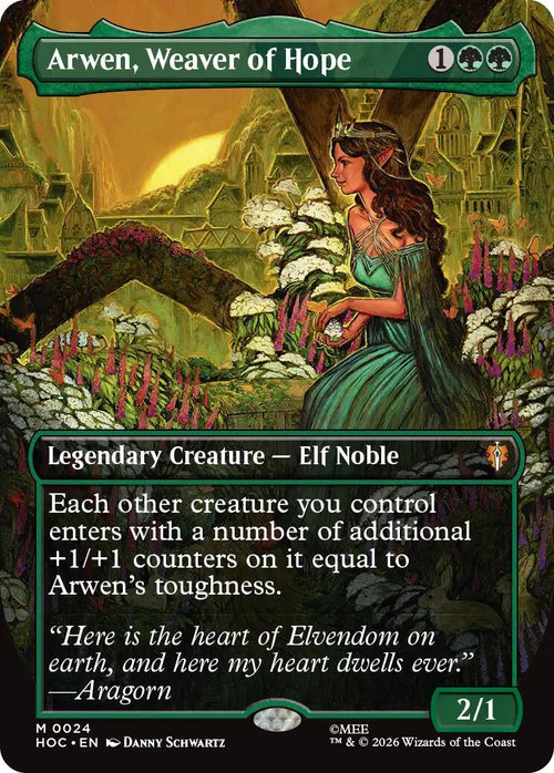 Arwen, Weaver of Hope (Borderless) [HOC - 24]