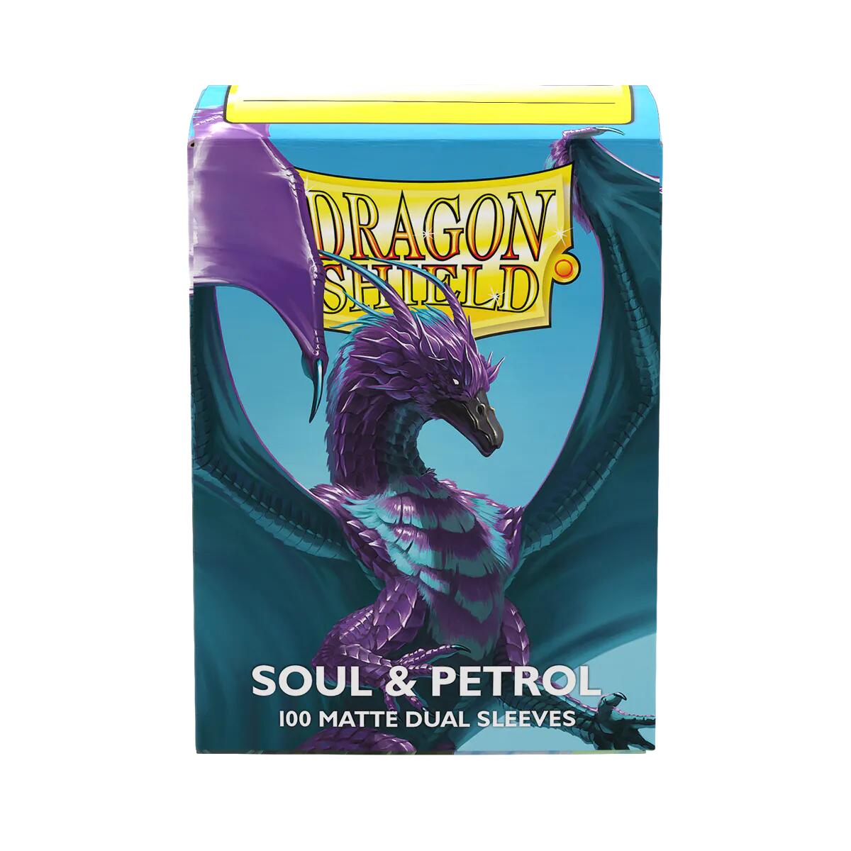 Dragon Shield Dual Matte Standard Sleeves - Soul & Petrol (100 Pack)