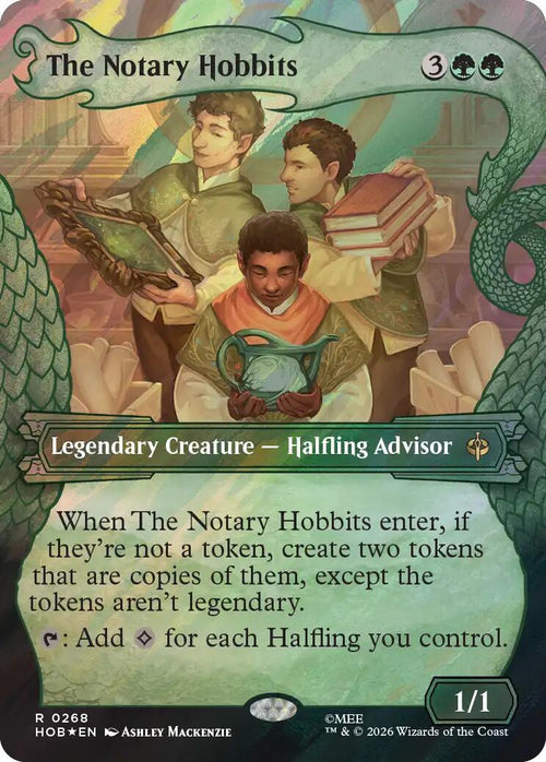 The Notary Hobbits (Showcase) (Surge Foil) [HOB - 268]