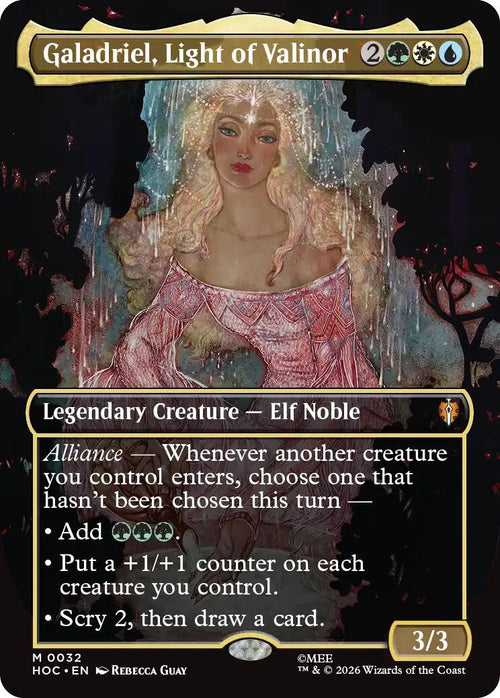 Galadriel, Light of Valinor (Borderless) [HOC - 32]
