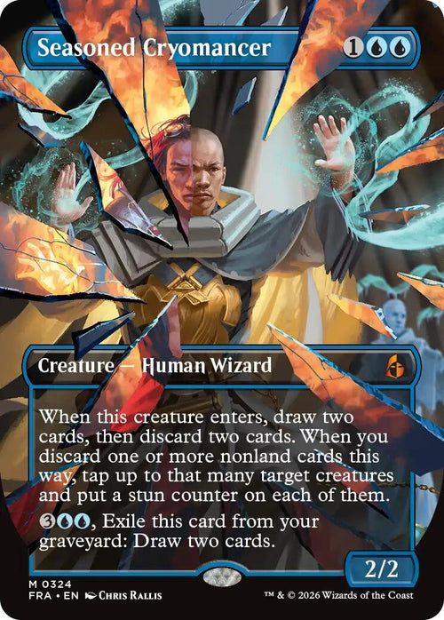 Seasoned Cryomancer (Borderless) (0324) [FRA - 324]