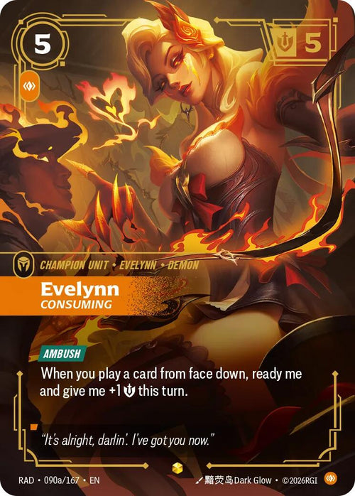 Evelynn, Consuming (Alternate Art) [RAD - 090a/167]