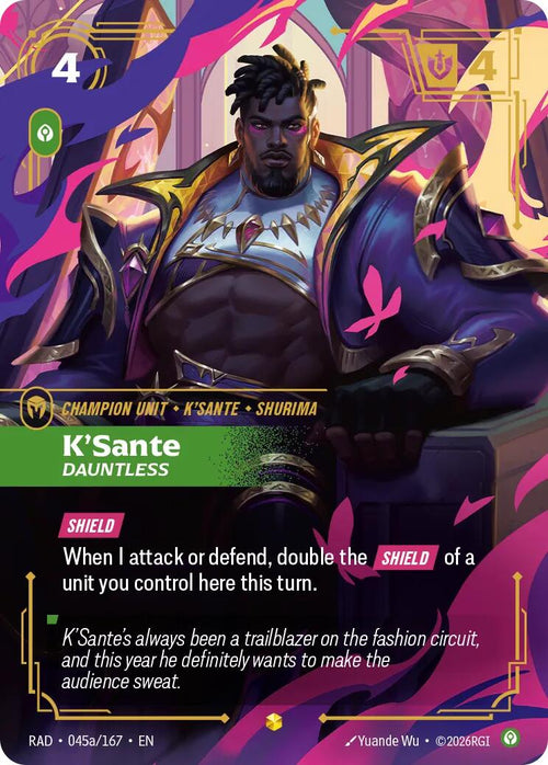 K'Sante, Dauntless (Alternate Art) [RAD - 045a/167]