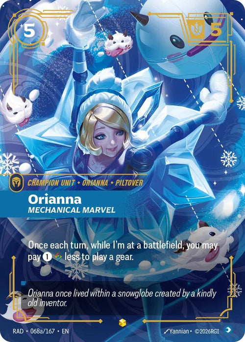 Orianna, Mechanical Marvel (Alternate Art) [RAD - 068a/167]