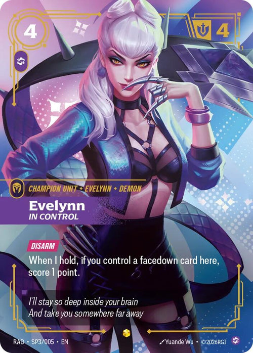 Evelynn, In Control (K/DA Special Art Card) [RAD - SP3/005]