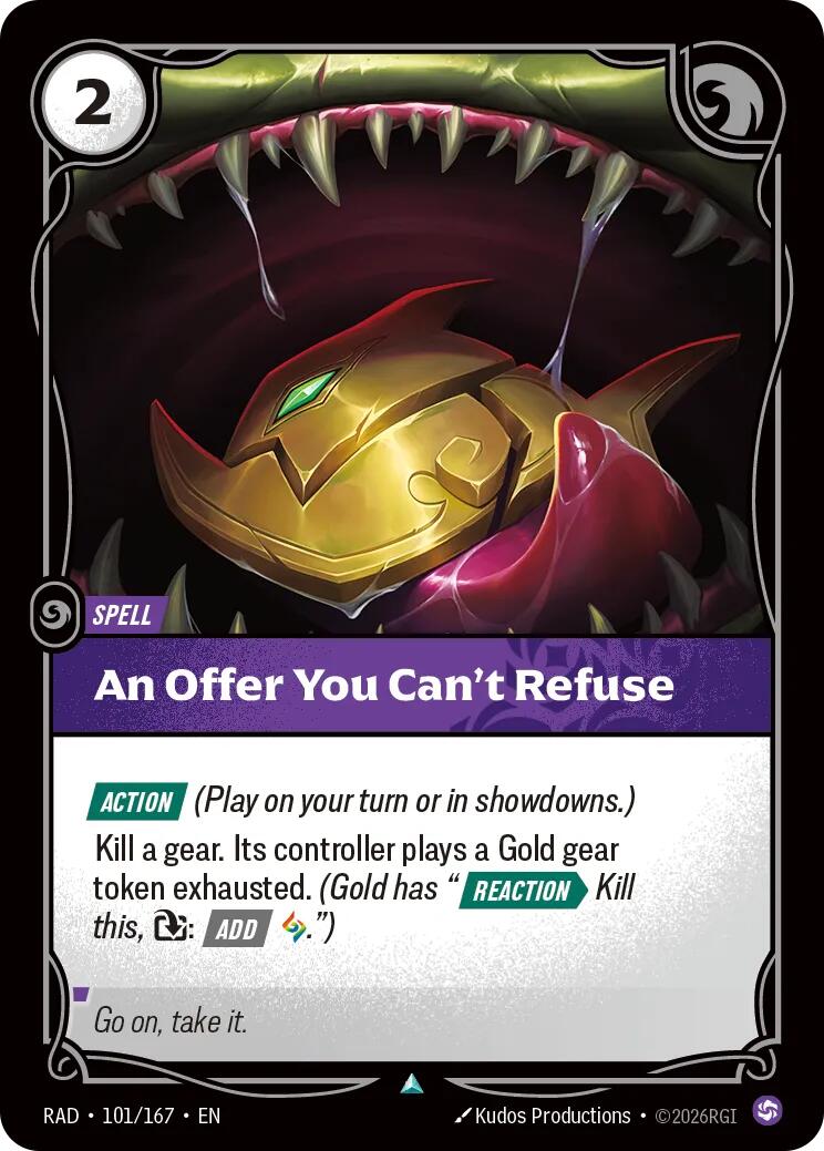 An Offer You Can't Refuse