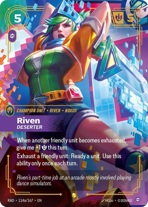 Riven, Deserter (Alternate Art) [RAD - 114a/167]