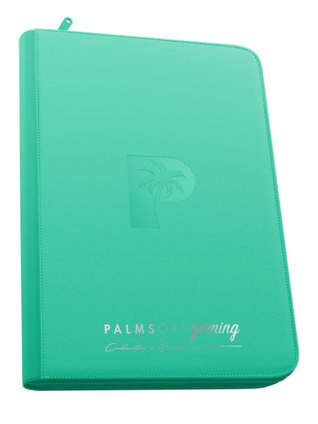 Collector's Series Top Loader Zip Binder - 9 Pocket - Turquoise