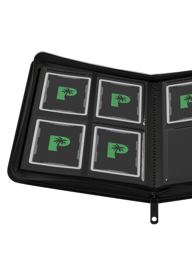 Collector's Series 4 Pocket Zip Binder - Black