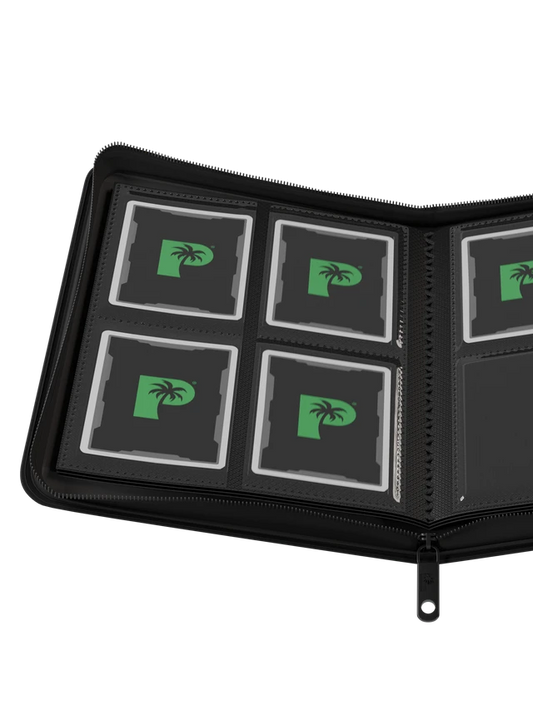Collector's Series 4 Pocket Zip Binder - Black