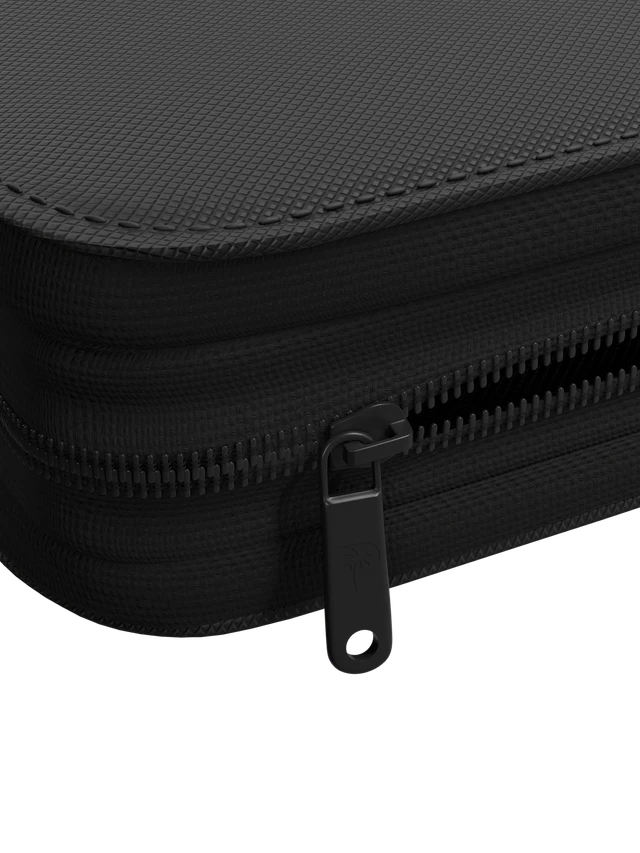 Collector's Series 4 Pocket Zip Binder - Black