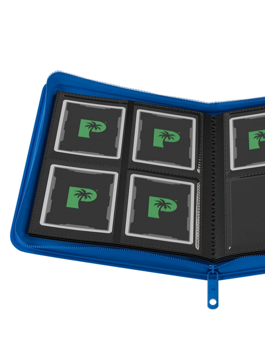 Collector's Series 4 Pocket Zip Binder - Blue