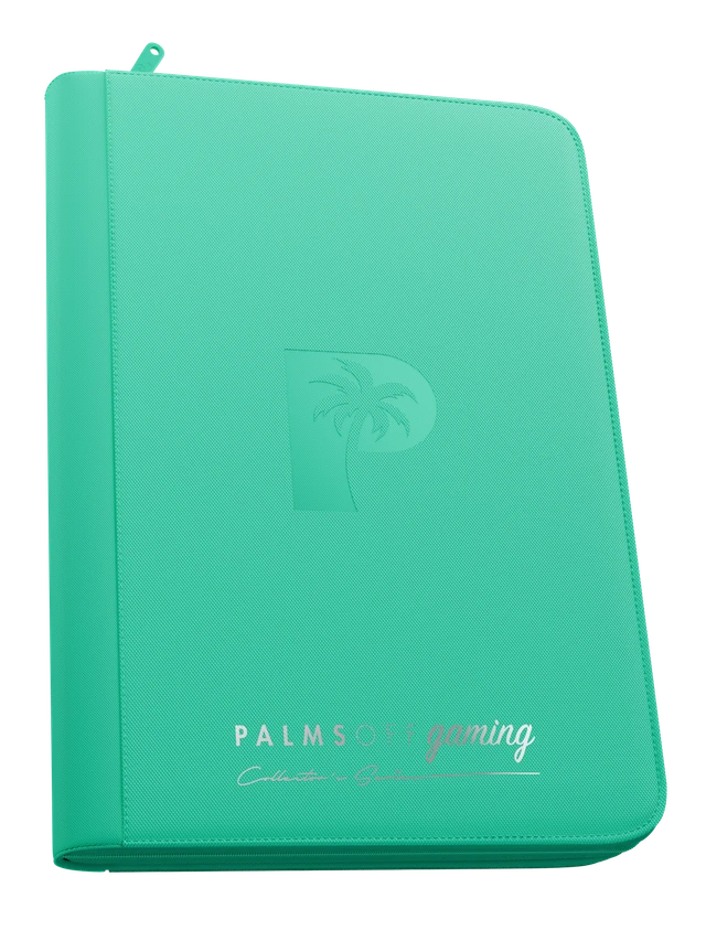 Collector's Series 9 Pocket Zip Binder - Turquoise