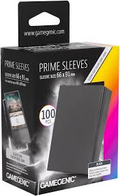 Gamegenic Prime Card Sleeves - Dark Gray (66mm x 91mm) (100 Sleeves Per Pack)