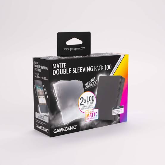 Gamegenic Matte Double Sleeving Pack 100 (66mm x 91mm)